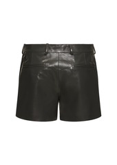 Gucci Shiny Leather Shorts