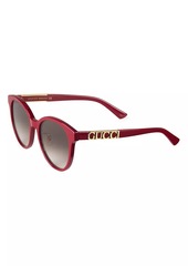 Gucci Sign 56MM Round Sunglasses