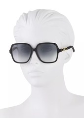 Gucci Sign 58MM Square Acetate Sunglasses