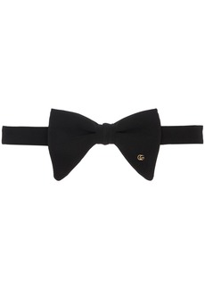 Gucci Silk Bow Tie W/ Logo Detail