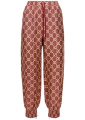 Gucci Silk Twill Logo Pants