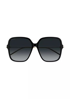 Gucci Skinny Specs 60MM Square Sunglasses