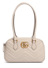 Gucci Small Gg Marmont Leather Top Handle Bag