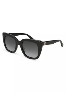 Gucci Socks 51MM Cat-Eye Sunglasses