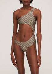 Gucci Sparkling Jersey One Piece Swimsuit