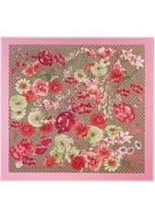 Gucci Spring bouquet modal silk shawl