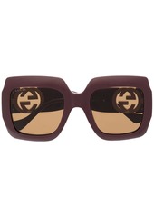 Gucci square frame sunglasses