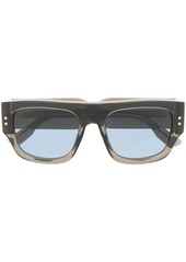 Gucci translucent square-frame sunglasses