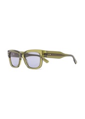Gucci square transparent-frame sunglasses