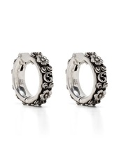 Gucci sterling silver Interlocking G hoop earrings