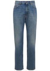 Gucci Straight Leg Cotton Denim Jeans