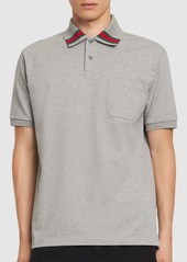 Gucci Stretch Cotton Piquet Polo Shirt