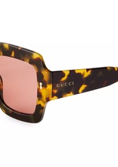 Gucci Sustainability 53MM Square Sunglasses