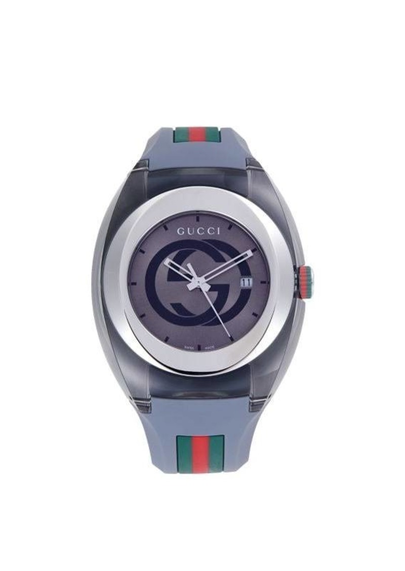 Gucci Sync Stainless Steel & Rubber-Strap Watch