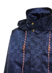 Gucci Tech Bomber Jacket W/ Leather Details