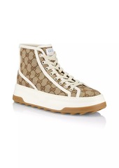 Gucci Tennis Treck Monogram Canvas Booties