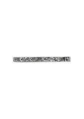 Gucci Tie bar with Square G in silver