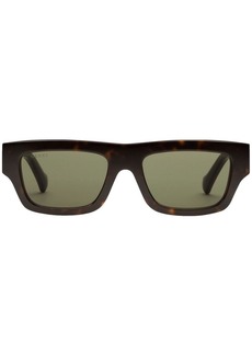 Gucci tortoise square-frame sunglasses