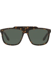 Gucci tortoise square-frame sunglasses