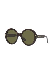 Gucci tortoiseshell-effect round-frame sunglasses