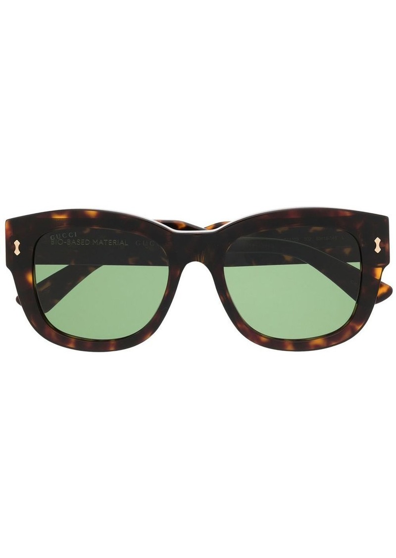 Gucci tortoiseshell-frame sunglasses