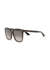 Gucci tortoiseshell square-frame sunglasses