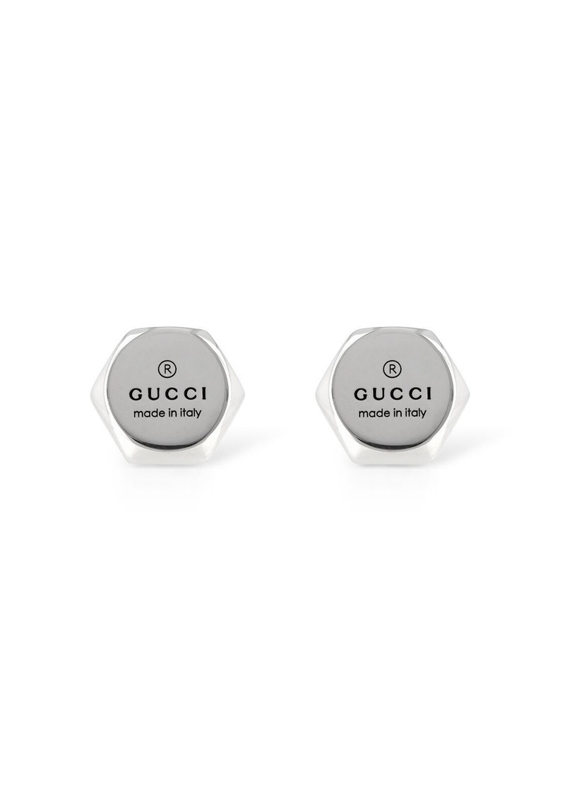 Gucci Trademark Sterling Silver Earrings