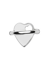 Gucci Trademark Sterling Silver Heart Ring