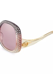 Gucci Vague 55MM Round Sunglasses