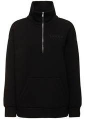 Gucci Viscose Jersey Zip Sweatshirt