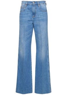 Gucci Washed Cotton Denim Jeans