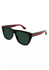 Gucci Web 57MM Sunglasses