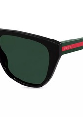 Gucci Web 57MM Sunglasses