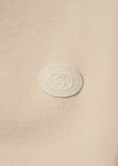 Gucci Web Detail Cotton Knit Cardigan