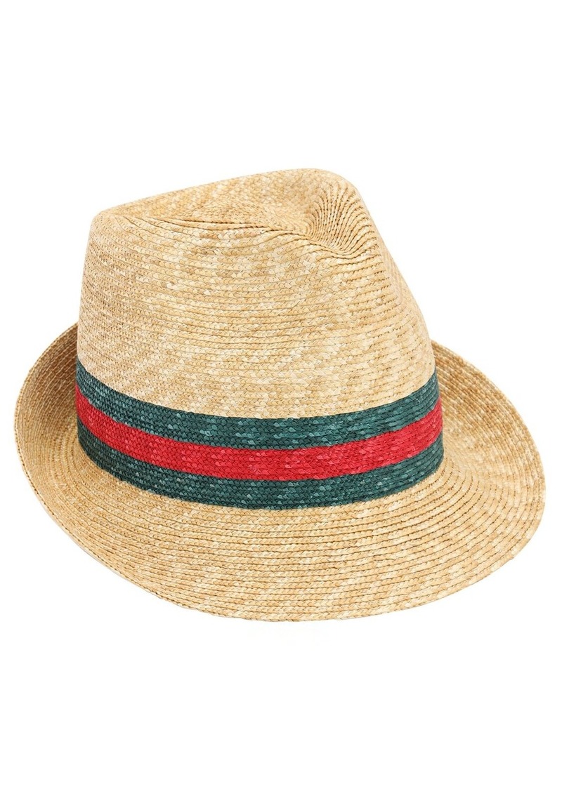 Web Raffia Bucket Hat