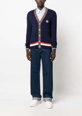 Gucci Web-stripe button-up cardigan