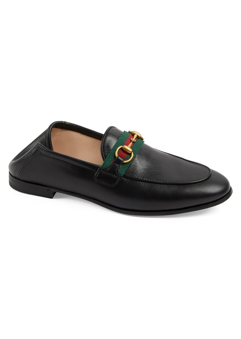 gucci brixton web loafer