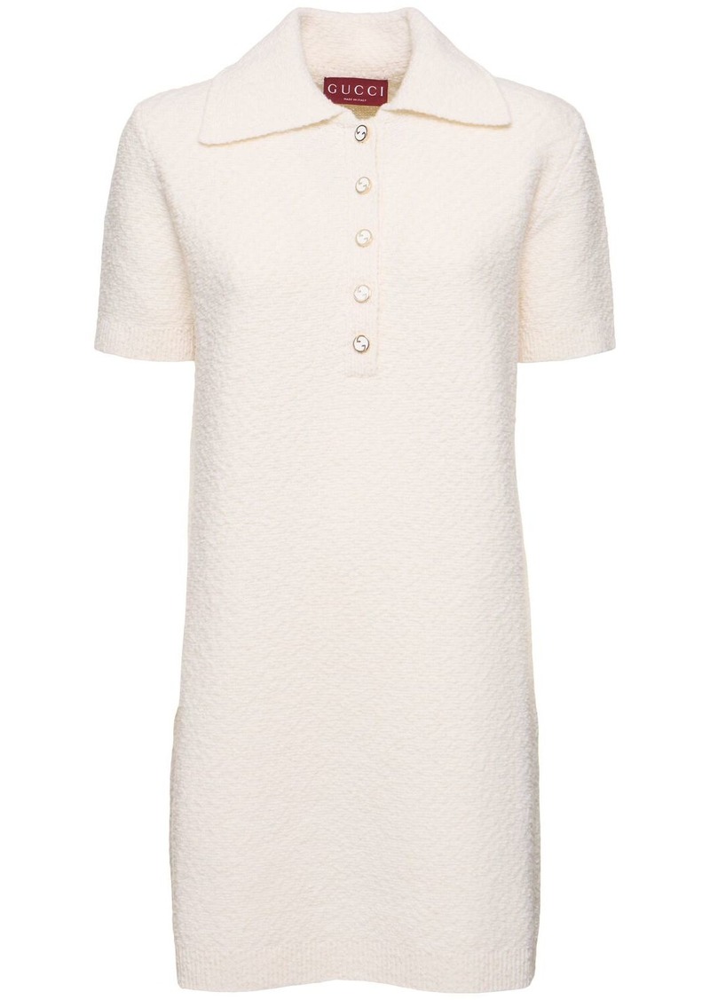 Gucci Wool Blend Polo Dress