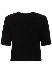 Gucci Wool Bouclé Crewneck Top