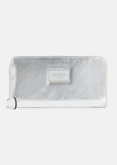 GUESS Abree Metallic Medium Zip Wallet