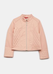 GUESS Art Quilted Moto Jacket (7-14)
