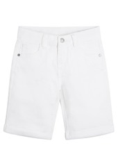 Guess Big Boys Stretch Bull Denim 5 Pocket Jean Shorts - White