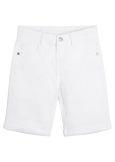 Guess Big Boys Stretch Bull Denim 5 Pocket Jean Shorts - White