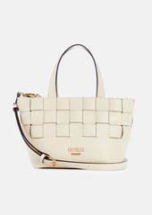 GUESS Bordizzo Woven Small Satchel