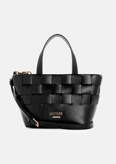 GUESS Bordizzo Woven Small Satchel