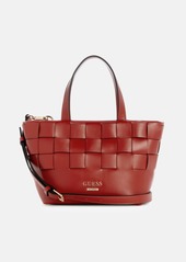 GUESS Bordizzo Woven Small Satchel