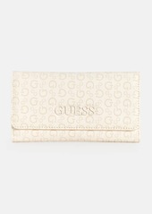 GUESS Bowie Debossed Logo Slim Clutch Wallet