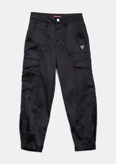 GUESS Carrie Satin Cargo Pants (7-14)