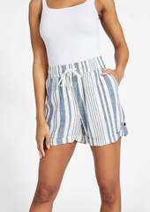 GUESS Charlotte Striped Linen Shorts