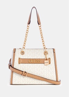 GUESS Creswell Logo Satchel